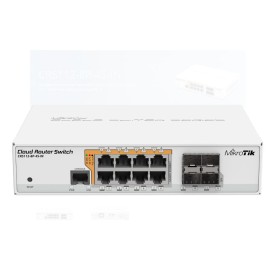 MikroTik Cloud Router Switch 112-8P-4S-IN with QCA8511 400Mhz CPU, ...