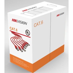 Cablu U/UTP cat.6 Hikvision, DS-1LN6-UU, 23AWG, material cupru inte...