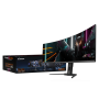 Gigabyte monitor gaming 49", display 1,196.7 x 339.2 mm, Backlight ...