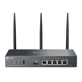 "Omada AX3000 Wi-Fi 6 Gigabit VPN Router PORT: 1× Gigabit SFP WAN/L...