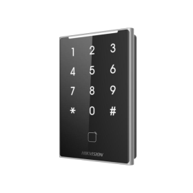 Cititor de proximitate cu tastatura Hikvision DS-K1109DKB, DESfire ...