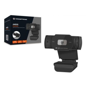 CONCEPTRONIC AMDIS04B 1080P Full HD Webcam with Microphone, 75 x 33...