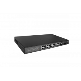 LevelOne GES-2128P Hilbert 28-Port Gigabit PoE Smart Lite Switch, 2...