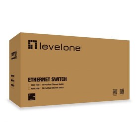 LevelOne FSW-2450 24-Port Fast Ethernet Switch, 440 x 220 x 44 mm -...