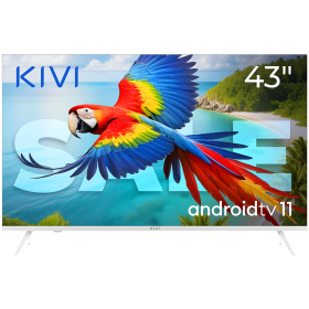 43', UHD, Android TV 11, White, 3840x2160, 60 Hz, Sound 2x12W, 53 k...