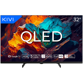 TV KIVI 32F720QB 32'' QLED FHD Google TV, Dolby Audio, Max Vivid - ...
