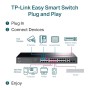 "28-Port Gigabit Easy Smart Switch with 24-Port PoE+ PORT: 24× Giga...