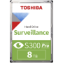 HDD Video Surveillance TOSHIBA S300 PRO 8TB CMR, 3.5'', 512MB, 7200...