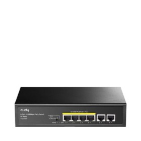CUDY 6-Port 10/100M PoE Switch with 4 POE Ports Unmanaged Desktop S...