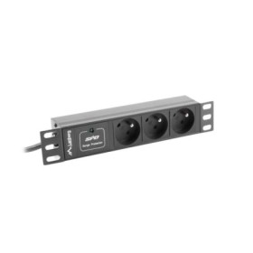 Unitate distributie alimentare PDU 10", 1U, 16A, 3 prize , negru - ...