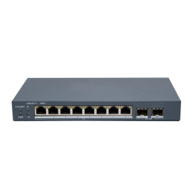 Switch PoE Hikvision DS-3E1510P-EI/M-8P2F: 8 × Gigabit PoE port,2 ×...