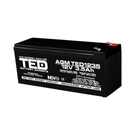 Acumulator AGM TED1234F1 12V 3.5Ah - SriHome.ro