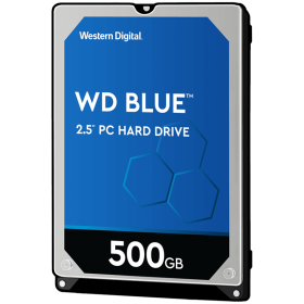 HDD Mobile WD Blue (2.5'', 500GB, 128MB, 7200 RPM, SATA 6Gbps) - Sr...