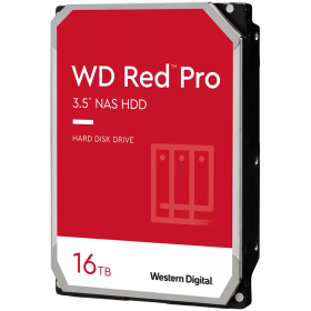 HDD NAS WD Red Pro CMR (3.5'', 16TB, 512MB, 7200 RPM, SATA 6Gbps, 3...