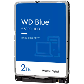 HDD Mobile WD Blue 2TB SMR (2.5'', 128MB, 5400 RPM, SATA 6Gbps) - S...