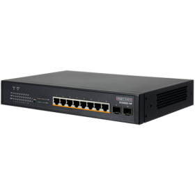 EDGECORE 8 ports 10/100/1000Base-T + 2G SFP uplink ports with 8 por...