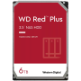 HDD NAS WD Red Plus 6TB CMR, 3.5'', 256MB, 5400 RPM, SATA 6Gbps, TB...
