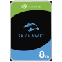 HDD Video Surveillance SEAGATE SkyHawk 8TB CMR, 3.5", 256MB, SATA, ...
