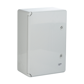 Cutie distributie IP65 din ABS gri, usa mata, placa metalica, 250x3...