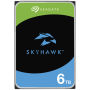 HDD Video Surveillance SEAGATE SkyHawk 6TB CMR, 3.5'', 256MB, SATA,...