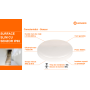 Plafoniera LED pentru baie cu senzor de miscare Ledvance SURFACE SL...
