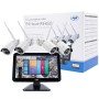Kit supraveghere video PNI House WiFi650 - 4 camere Full HD Wi-Fi P...