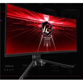 Asrock 34" Curved Gaming Monitor, Rezolutie: WQHD 3440x1440, Refres...