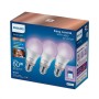 3 Becuri LED RGB inteligente Philips Bulb A60, Wi-Fi, E27, 8.8W (60...
