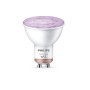 3 Becuri LED RGB inteligente Philips Spot PAR16, Wi-Fi, GU10, 4.7W ...