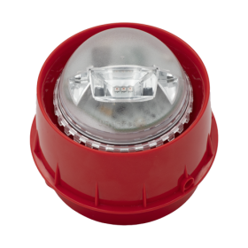 Sirena cu flash, adresabila, LED-uri de culoare rosie, lentila de c...