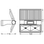 Proiector LED solar, cu senzor de miscare Ledvance ENDURA FLOOD SOL...