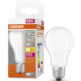 Bec LED Osram Classic A60, E27, 12-36V AC/DC, 9W (65W), 940 lm, lum...