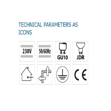 Spot incastrat reglabil Vivalux BLACK LUX, GU10, max. 35W, IP20, Ø7...