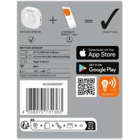 Senzor de miscare Ledvance SMART+ WiFi, 72x31x24mm, Alb, baterie re...