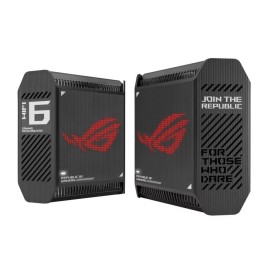 Kit Routere Wireless Asus GT6(B-2-PK)Black, tri-band, WI-FI 6, Stan...