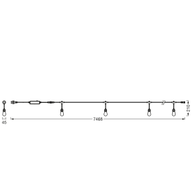 Ghirlanda inteligenta LED RGB pentru exterior Ledvance SMART+ Wifi ...
