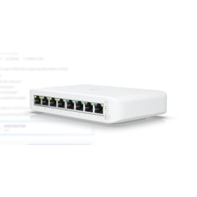 Ubiquiti UniFi 8 port switch, USW-LITE-8-POE, 8 x 10/100/1000 Mbe R...