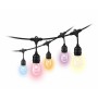 Ghirlanda inteligenta LED RGB pentru exterior Philips WIZ, 12 becur...