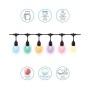 Ghirlanda inteligenta LED RGB pentru exterior Philips WIZ, 12 becur...