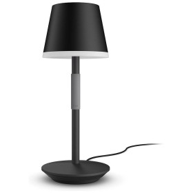 Lampa LED RGB Philips Hue Go, Bluetooth, cu acumulator, 6W, 530 lm,...