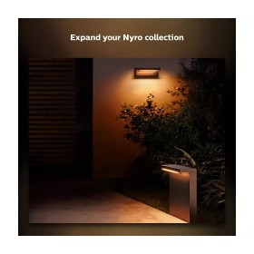 Stalp LED RGB pentru exterior Philips Hue Nyro, 13.5W (42W), 1000 l...