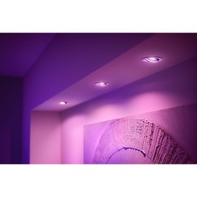 3 Spoturi LED RGB incastrate Philips Hue Centura, Bluetooth, GU10, ...
