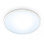 Plafoniera LED WiZ SuperSlim, Wi-Fi, Bluetooth, 16W, 1500 lm, lumin...